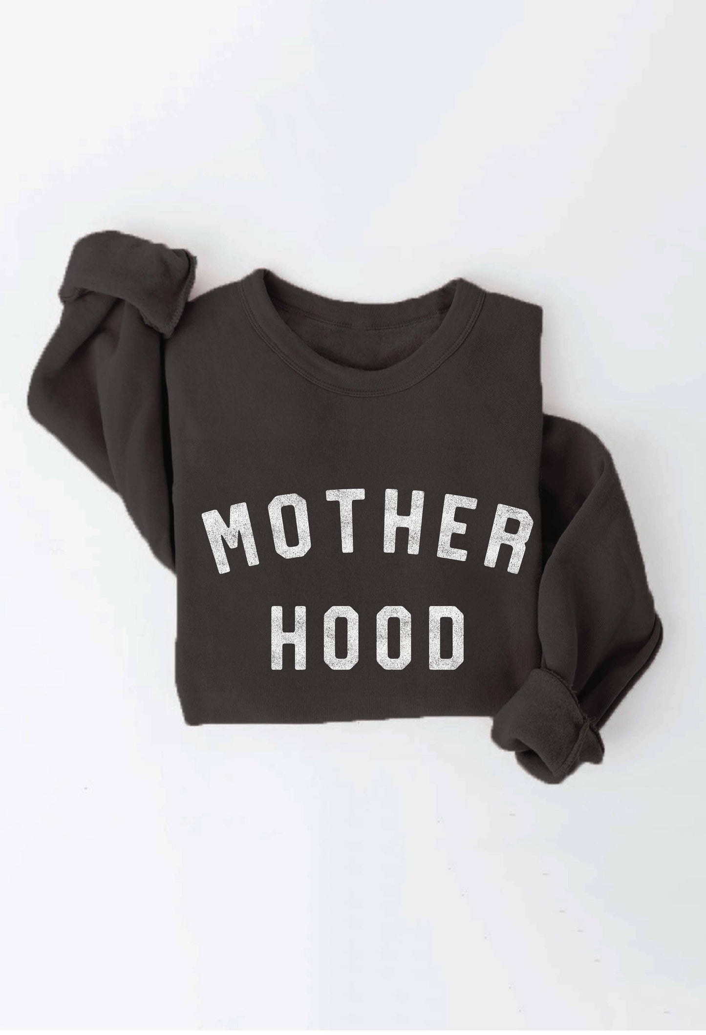 MOTHER HOOD Graphic Sweatshirt: ATHLETIC HEATHER / L