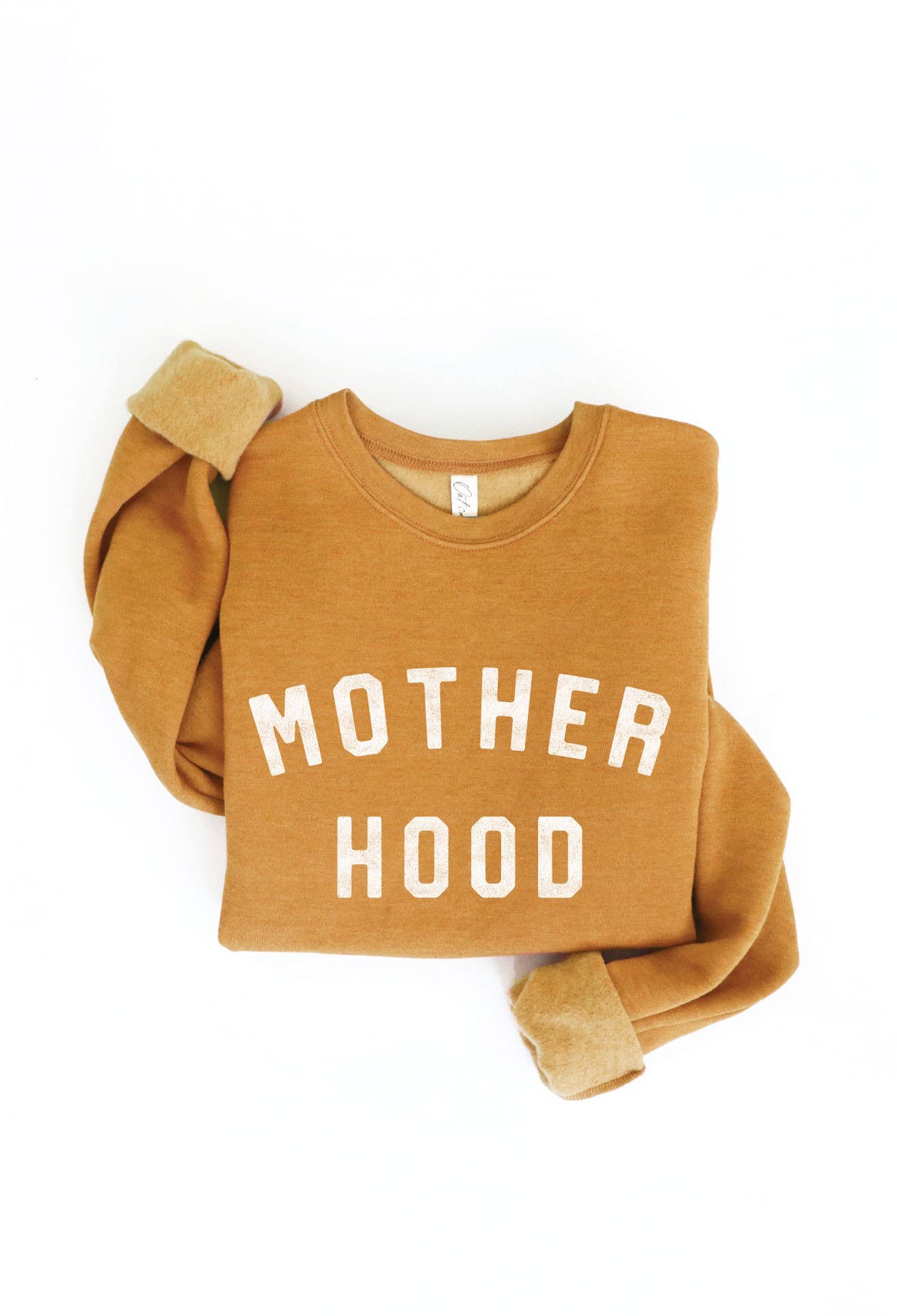 MOTHER HOOD Graphic Sweatshirt: ATHLETIC HEATHER / L