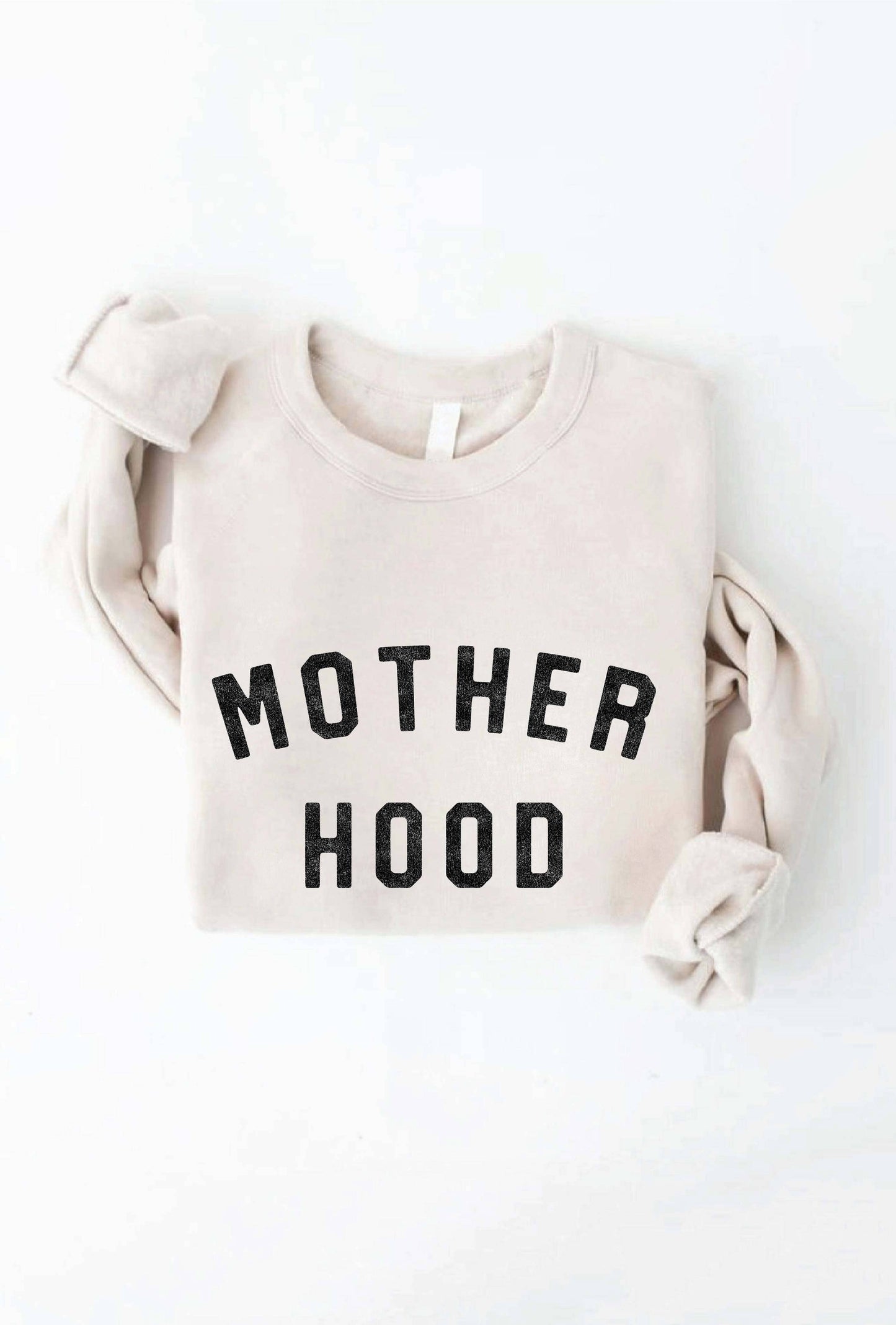 MOTHER HOOD Graphic Sweatshirt: ATHLETIC HEATHER / L
