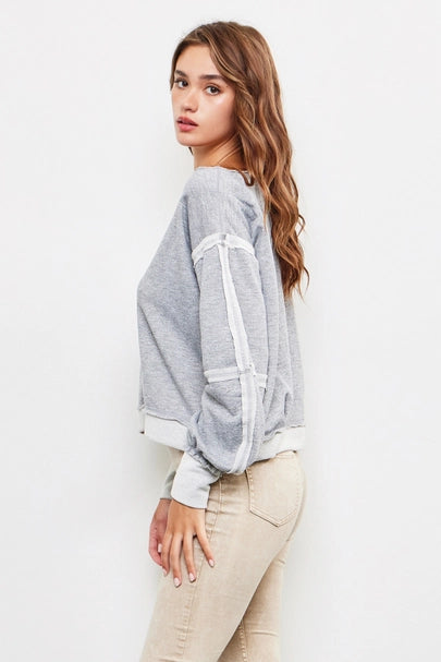 Open Shoulder Knit Top