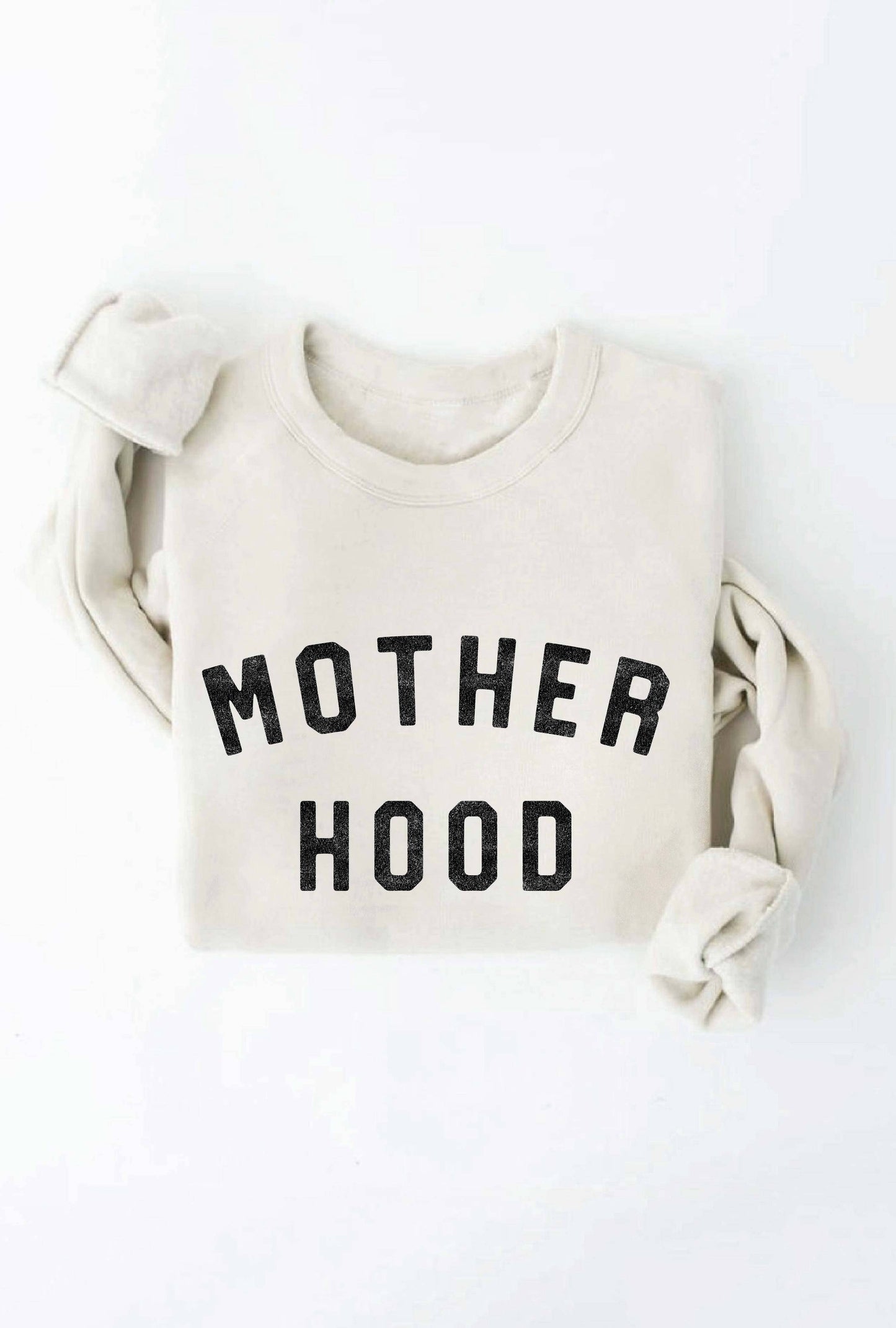 MOTHER HOOD Graphic Sweatshirt: ATHLETIC HEATHER / L