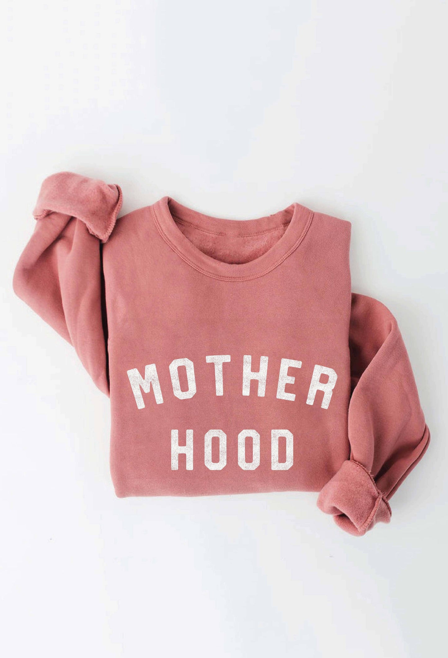 MOTHER HOOD Graphic Sweatshirt: ATHLETIC HEATHER / L